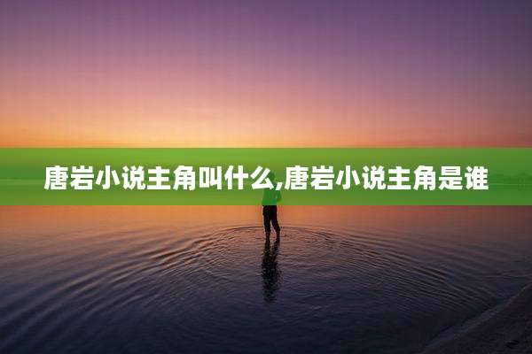唐岩小说主角叫什么,唐岩小说主角是谁