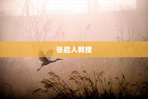 张启人教授