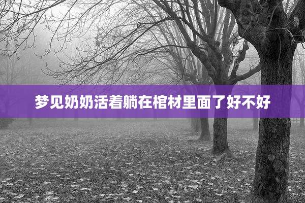 梦见奶奶活着躺在棺材里面了好不好