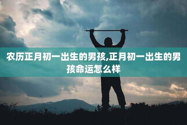 农历正月初一出生的男孩,正月初一出生的男孩命运怎么样