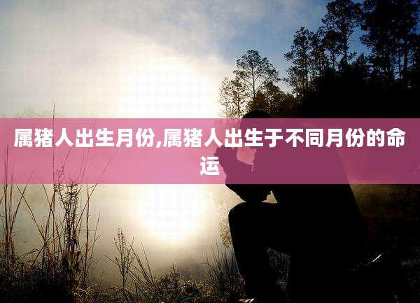 属猪人出生月份,属猪人出生于不同月份的命运