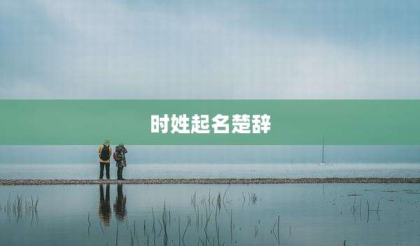 时姓起名楚辞
