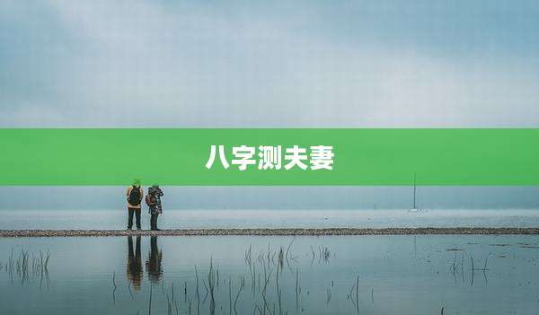 八字测夫妻