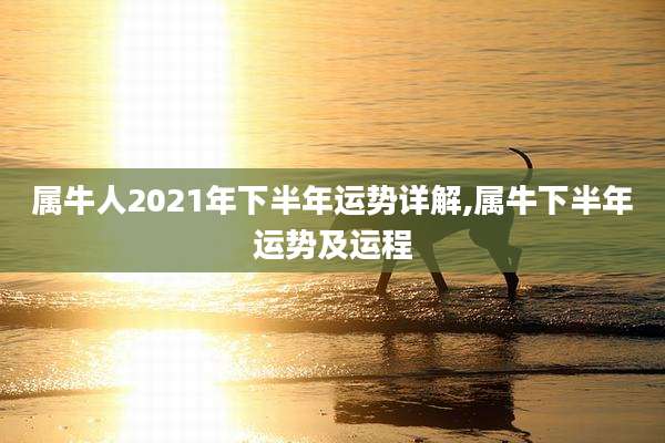 属牛人2021年下半年运势详解,属牛下半年运势及运程