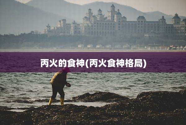 丙火的食神(丙火食神格局)