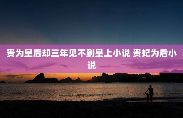 贵为皇后却三年见不到皇上小说 贵妃为后小说