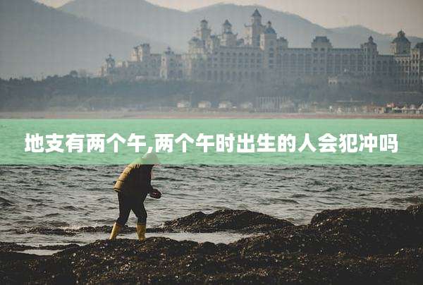 地支有两个午,两个午时出生的人会犯冲吗