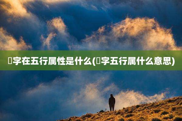 玥字在五行属性是什么(玥字五行属什么意思)