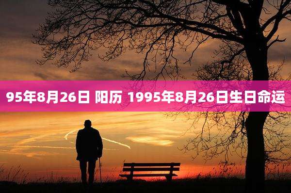 95年8月26日 阳历 1995年8月26日生日命运