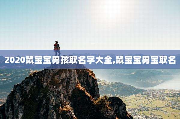 2020鼠宝宝男孩取名字大全,鼠宝宝男宝取名
