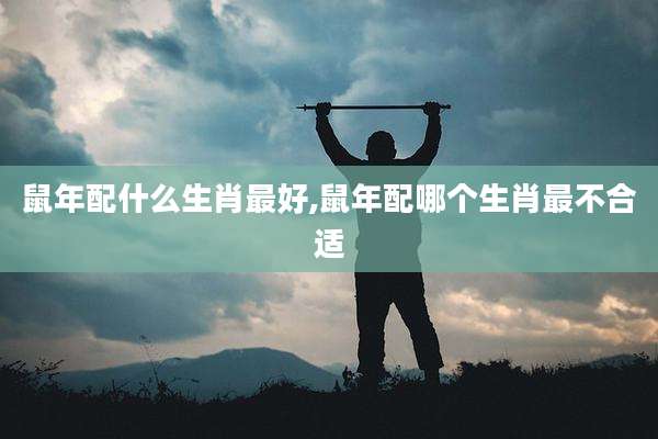 鼠年配什么生肖最好,鼠年配哪个生肖最不合适