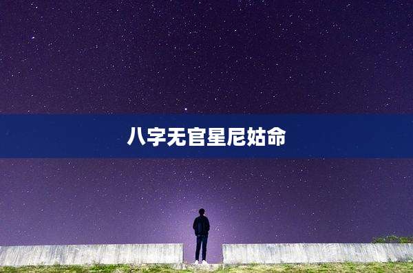 八字无官星尼姑命