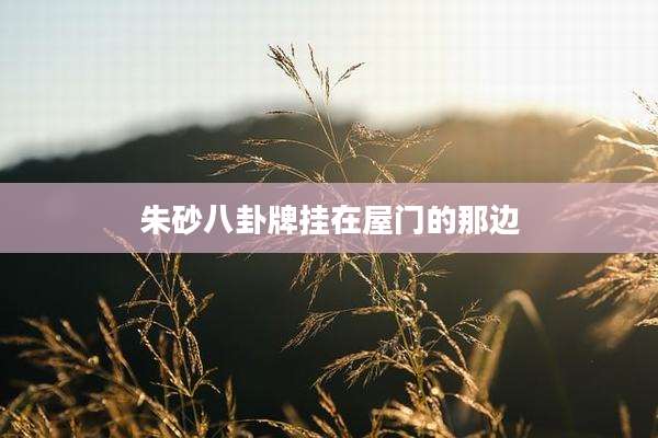 朱砂八卦牌挂在屋门的那边