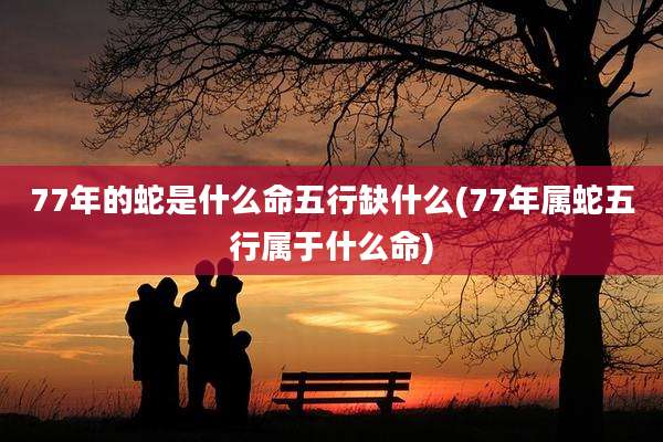 77年的蛇是什么命五行缺什么(77年属蛇五行属于什么命)