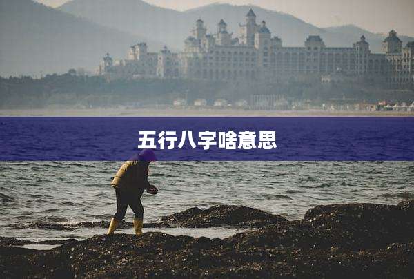 五行八字啥意思