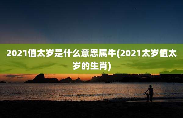 2021值太岁是什么意思属牛(2021太岁值太岁的生肖)