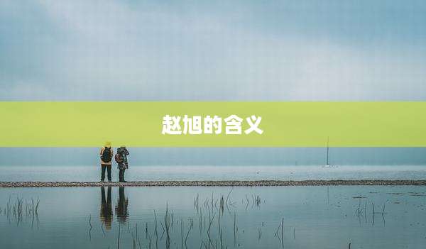 赵旭的含义