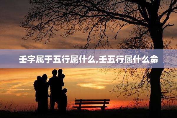 壬字属于五行属什么,壬五行属什么命