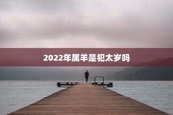 2022年属羊是犯太岁吗