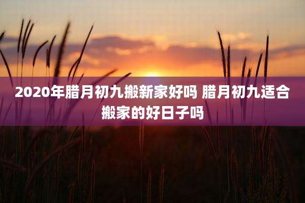 2020年腊月初九搬新家好吗 腊月初九适合搬家的好日子吗