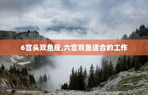 6宫头双鱼座,六宫双鱼适合的工作