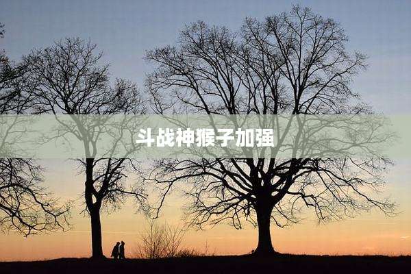斗战神猴子加强