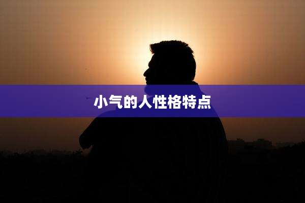 小气的人性格特点