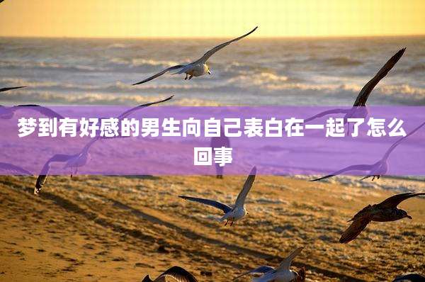 梦到有好感的男生向自己表白在一起了怎么回事