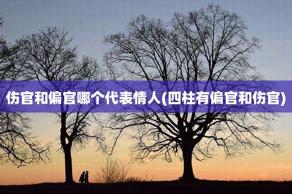 伤官和偏官哪个代表情人(四柱有偏官和伤官)