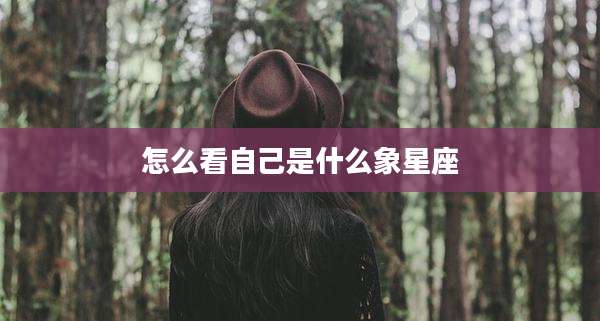 怎么看自己是什么象星座