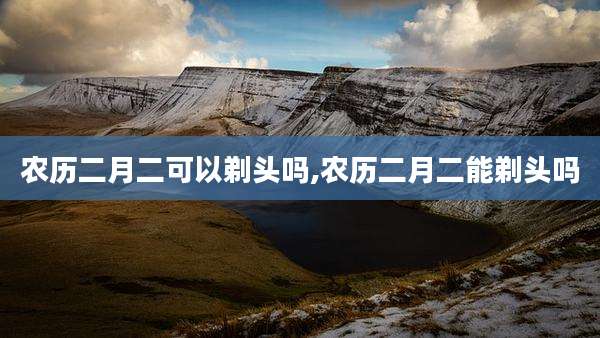 农历二月二可以剃头吗,农历二月二能剃头吗