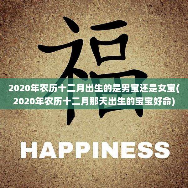 2020年农历十二月出生的是男宝还是女宝(2020年农历十二月那天出生的宝宝好命)