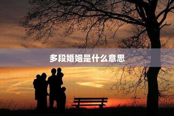 多段婚姻是什么意思