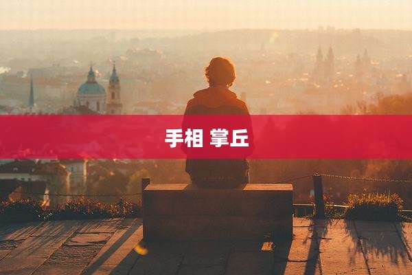 手相 掌丘