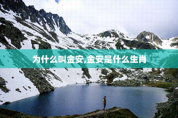 为什么叫金安,金安是什么生肖