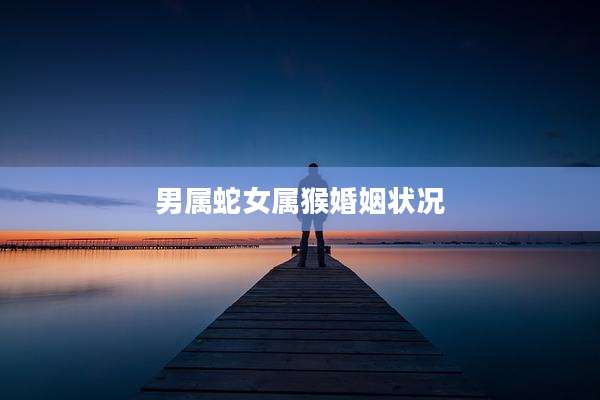 男属蛇女属猴婚姻状况