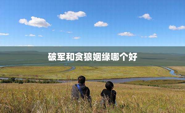 破军和贪狼姻缘哪个好