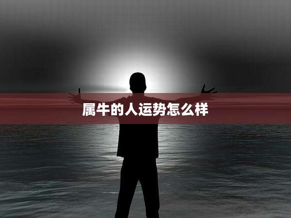属牛的人运势怎么样