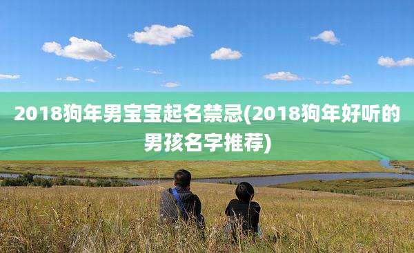 2018狗年男宝宝起名禁忌(2018狗年好听的男孩名字推荐)