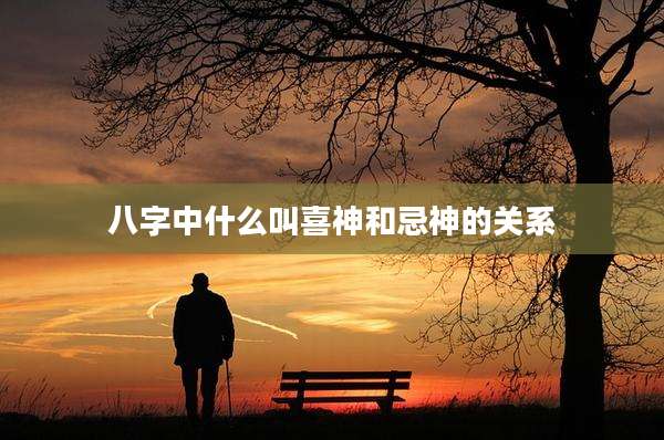 八字中什么叫喜神和忌神的关系