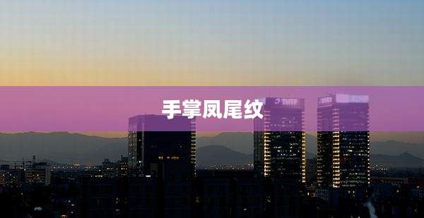 手掌凤尾纹