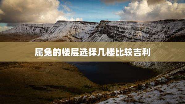 属兔的楼层选择几楼比较吉利