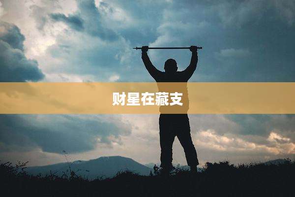 财星在藏支