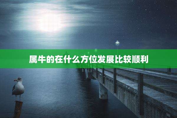 属牛的在什么方位发展比较顺利