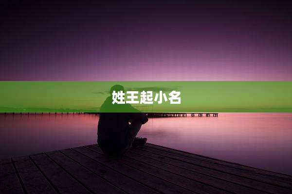 姓王起小名