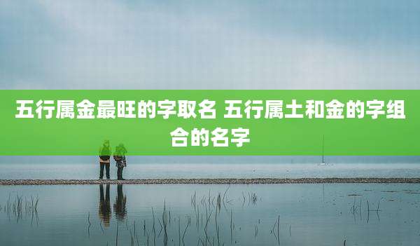 五行属金最旺的字取名 五行属土和金的字组合的名字