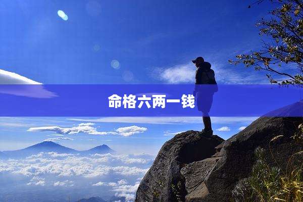 命格六两一钱