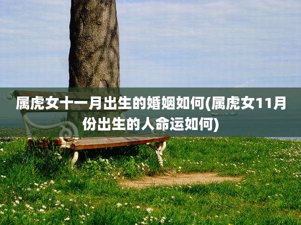 属虎女十一月出生的婚姻如何(属虎女11月份出生的人命运如何)
