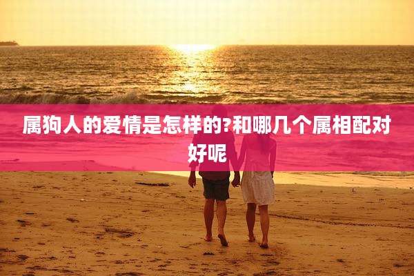 属狗人的爱情是怎样的?和哪几个属相配对好呢