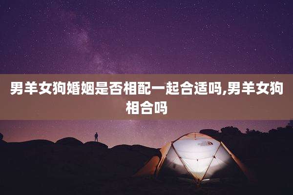 男羊女狗婚姻是否相配一起合适吗,男羊女狗相合吗